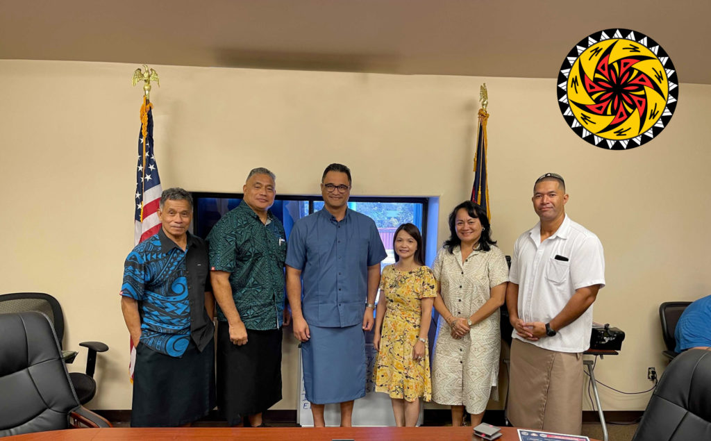 American Samoa Government and DataHouse leaders involved in the TALOFAPASS system